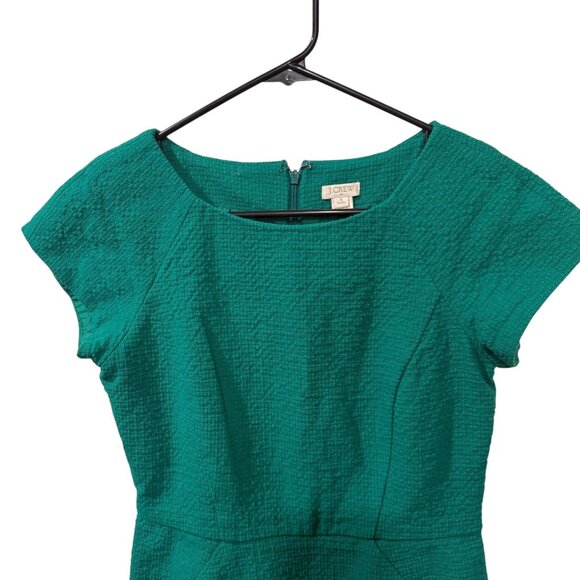 J. Crew Factory Emerald Green Midi Dress - Picture 2 of 5